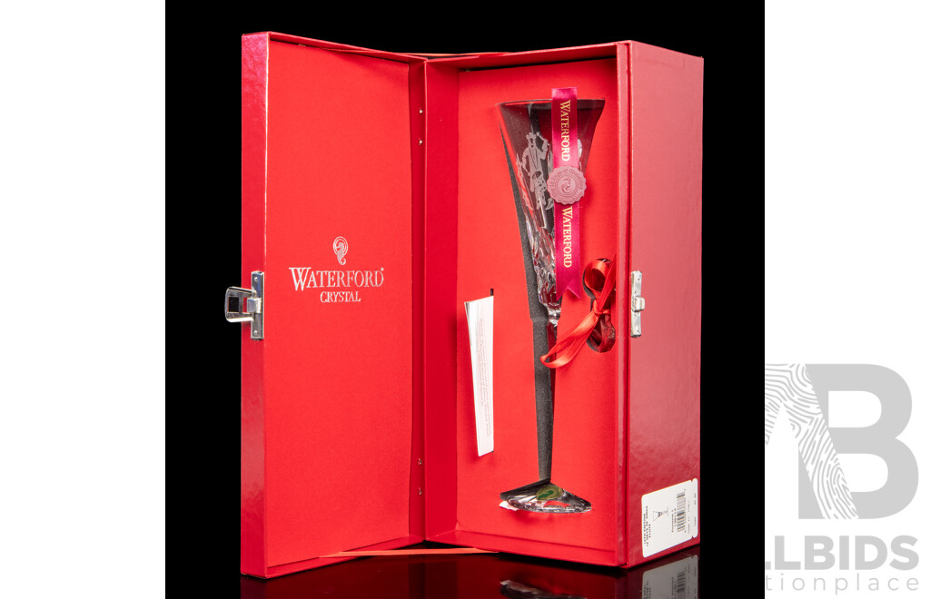 Waterford Crystal the 12 Days of Christmas 'Twelve Drummers Drumming' Boxed Champagne Flute (11th Edition)