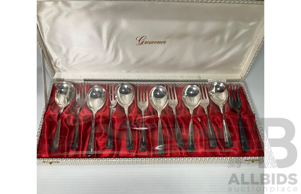Boxed Grosvenor Epns Cutlery Set
