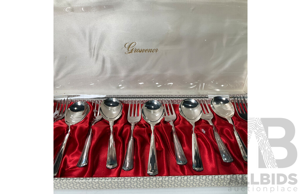 Boxed Grosvenor Epns Cutlery Set