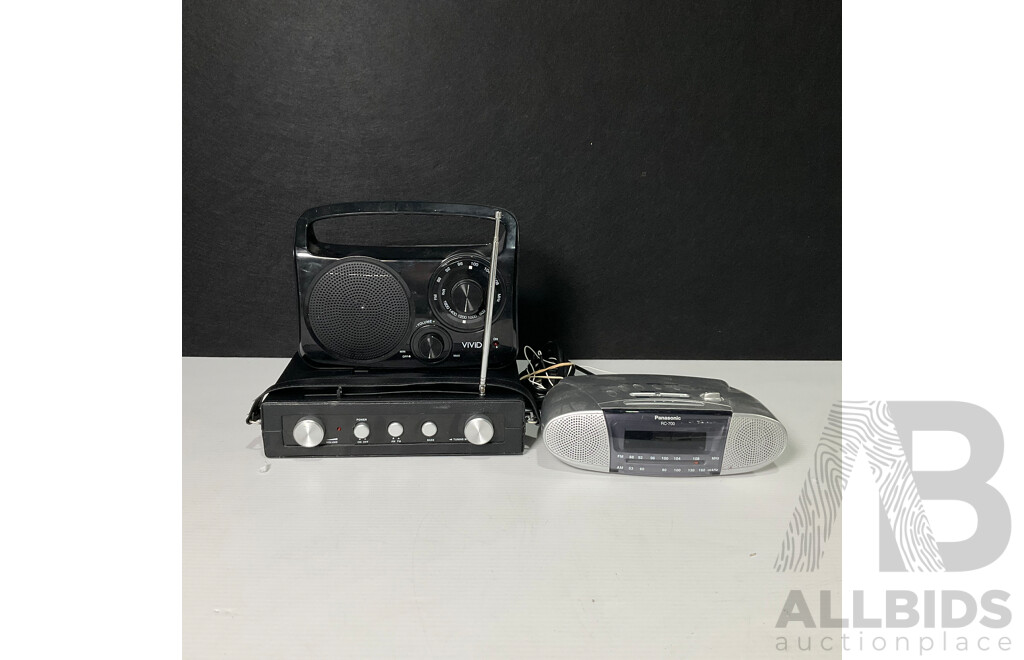 Collection of Three Radios
