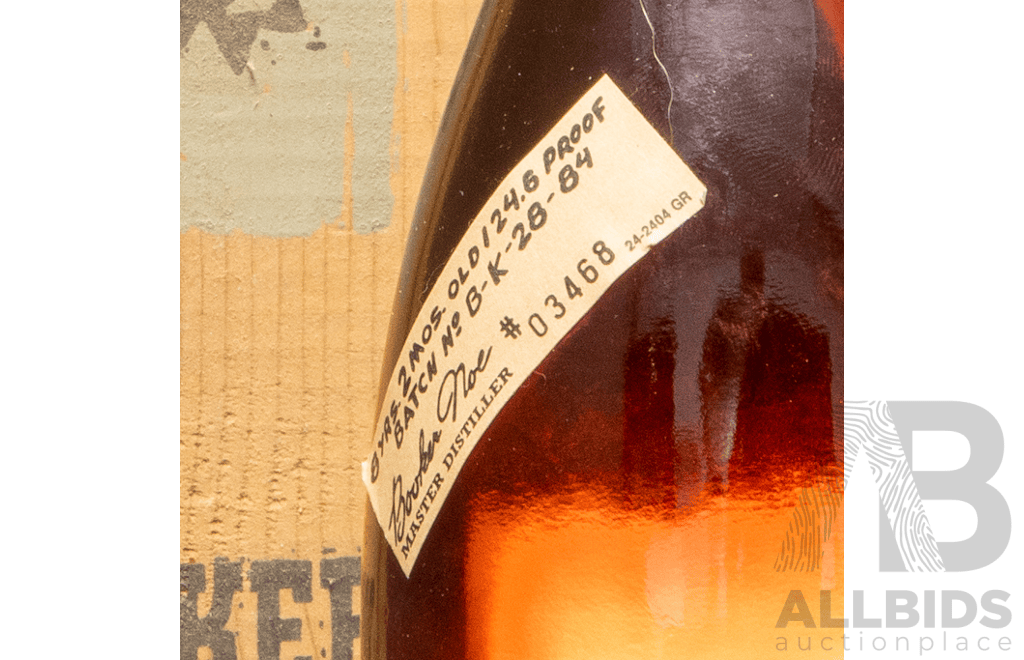 Vintage Booker Bourbon Batch B-K-28-84 in Timber Presentation Box