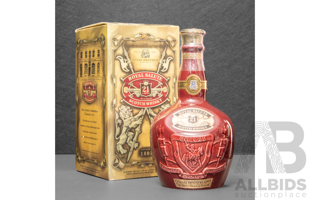 Chivas Regal Royal Salute Scotch Whisky in Presentation Box