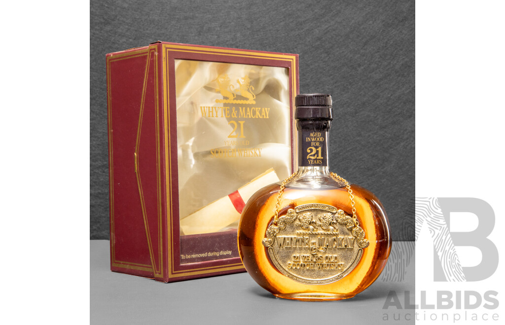 White & Mackay 21 Year Old Blended Scotch Whisky in Presentation Box