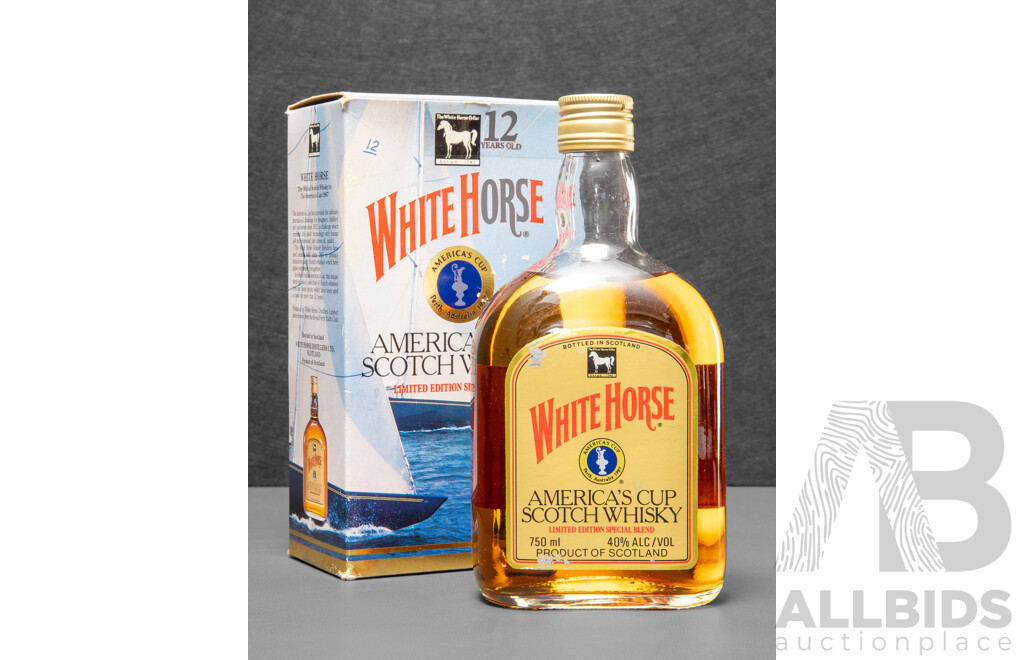 White Horse Americas Cup Limited Edition Special Blend Scotch Whisky in Presentation Box