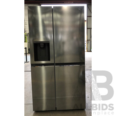 LG 635 Litre Stainless Steel Side by Side Refrigerator with Non Plumed Water and Ice Dispenser
