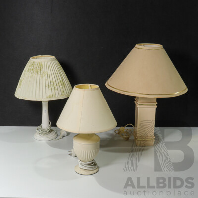 Three Table Lamps