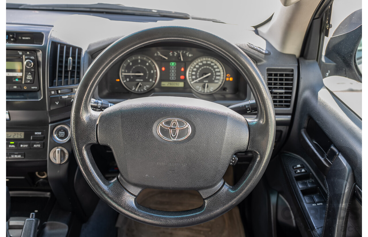 10/2007 Toyota Landcruiser GXL (4x4) VDJ200R 4d Wagon Silver Twin-turbo Diesel 4.5L