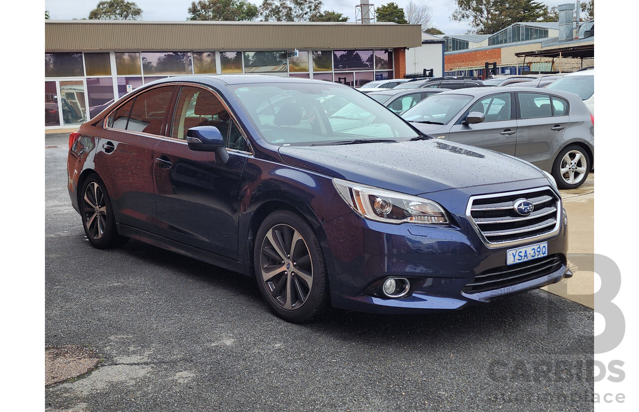 03/2016 Subaru Liberty 2.5i Premium MY16 4d Sedan Blue 2.5L