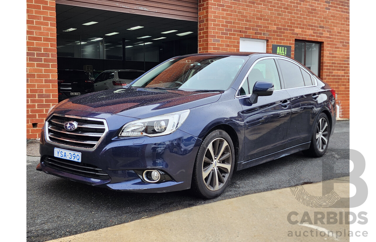 03/2016 Subaru Liberty 2.5i Premium MY16 4d Sedan Blue 2.5L