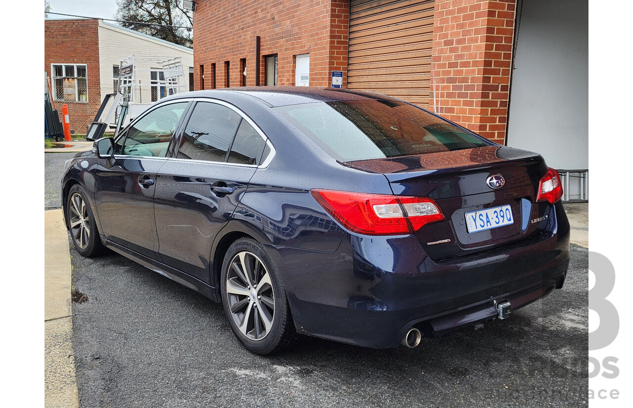 03/2016 Subaru Liberty 2.5i Premium MY16 4d Sedan Blue 2.5L
