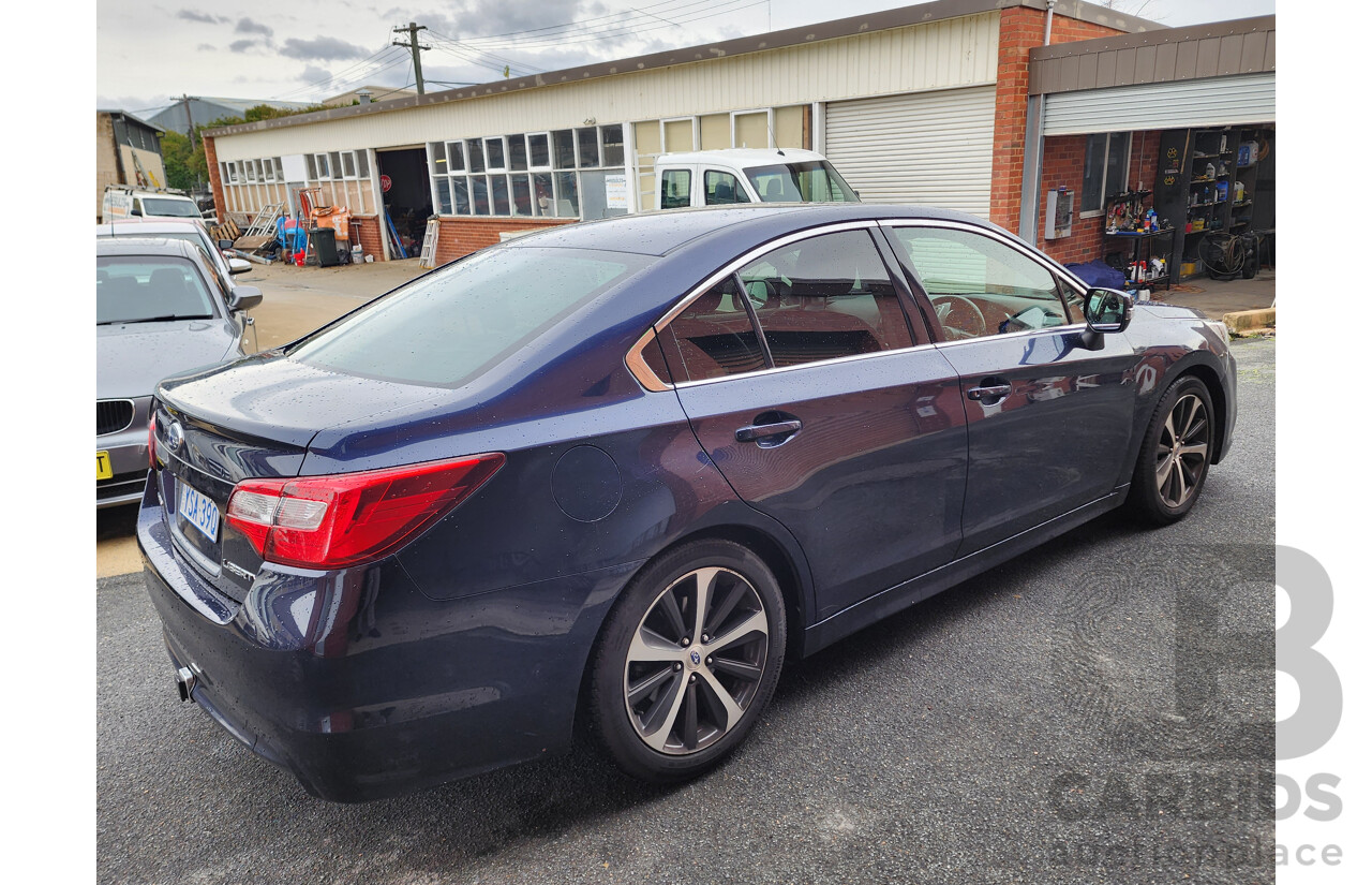 03/2016 Subaru Liberty 2.5i Premium MY16 4d Sedan Blue 2.5L
