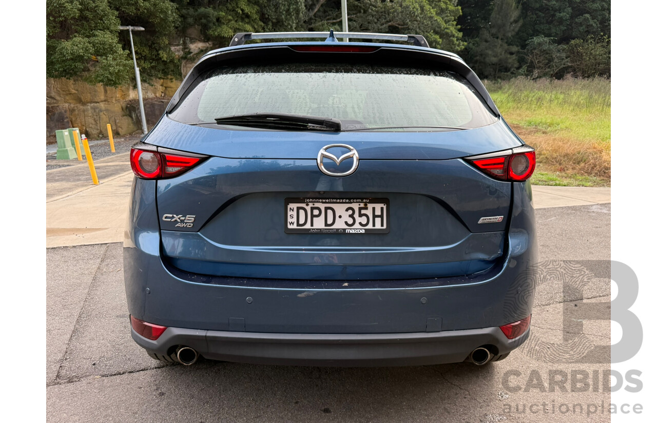 06/2017 Mazda Cx-5 GT (4x4) AWD MY17.5 (KF SERIES 2) 4D Wagon Blue Turbo Diesel 2.2L