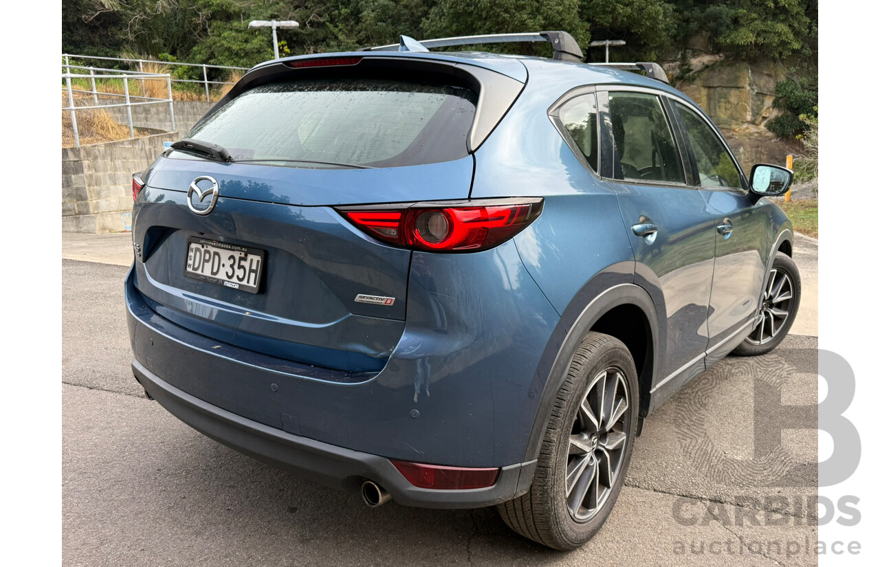 06/2017 Mazda Cx-5 GT (4x4) AWD MY17.5 (KF SERIES 2) 4D Wagon Blue Turbo Diesel 2.2L