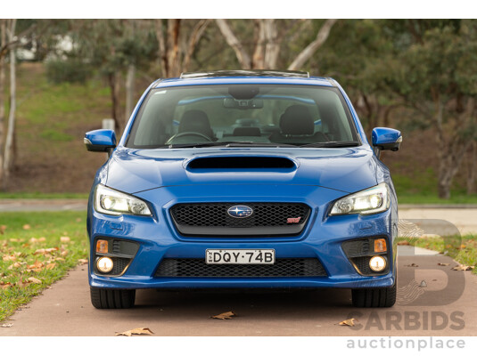 1662443 · 07/2017 Subaru WRX STI Premium (AWD) MY17 4D Sedan Lapis Blue Turbo 2.5L