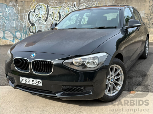 05/2013 Bmw 1 16i RWD F20 5D Hatchback Black 1.6L