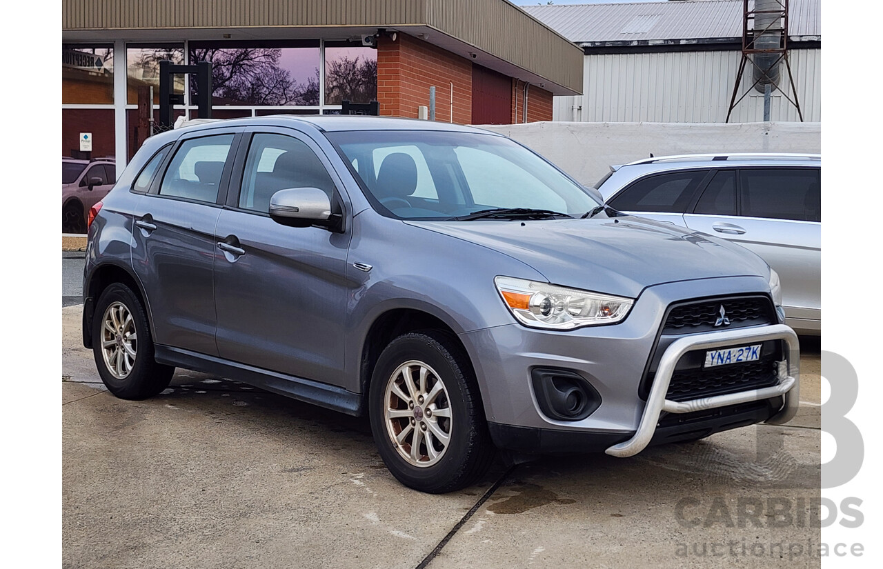 07/2013 Mitsubishi ASX (4wd) XB MY13 4d Wagon Grey 2.3L