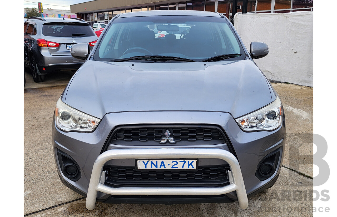 07/2013 Mitsubishi ASX (4wd) XB MY13 4d Wagon Grey 2.3L