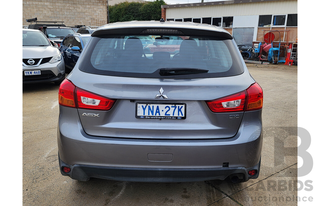 07/2013 Mitsubishi ASX (4wd) XB MY13 4d Wagon Grey 2.3L