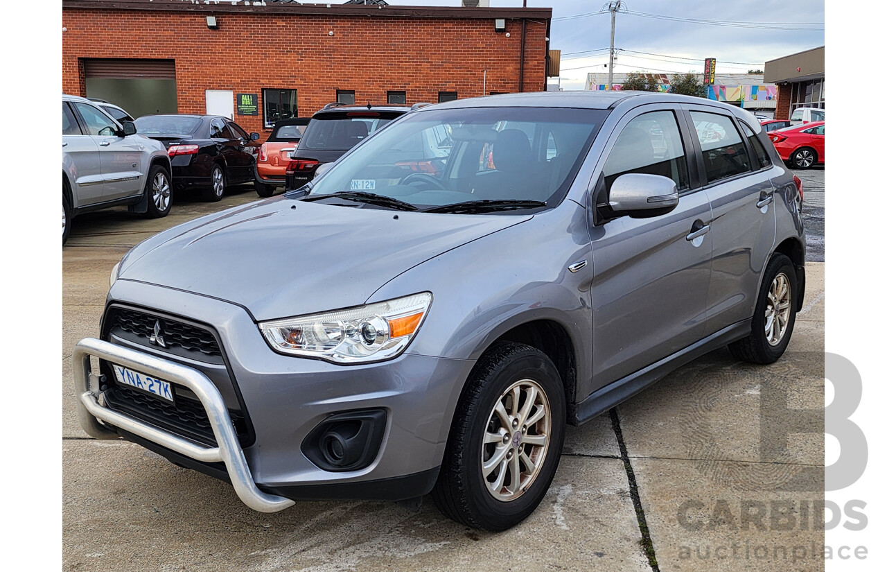 07/2013 Mitsubishi ASX (4wd) XB MY13 4d Wagon Grey 2.3L