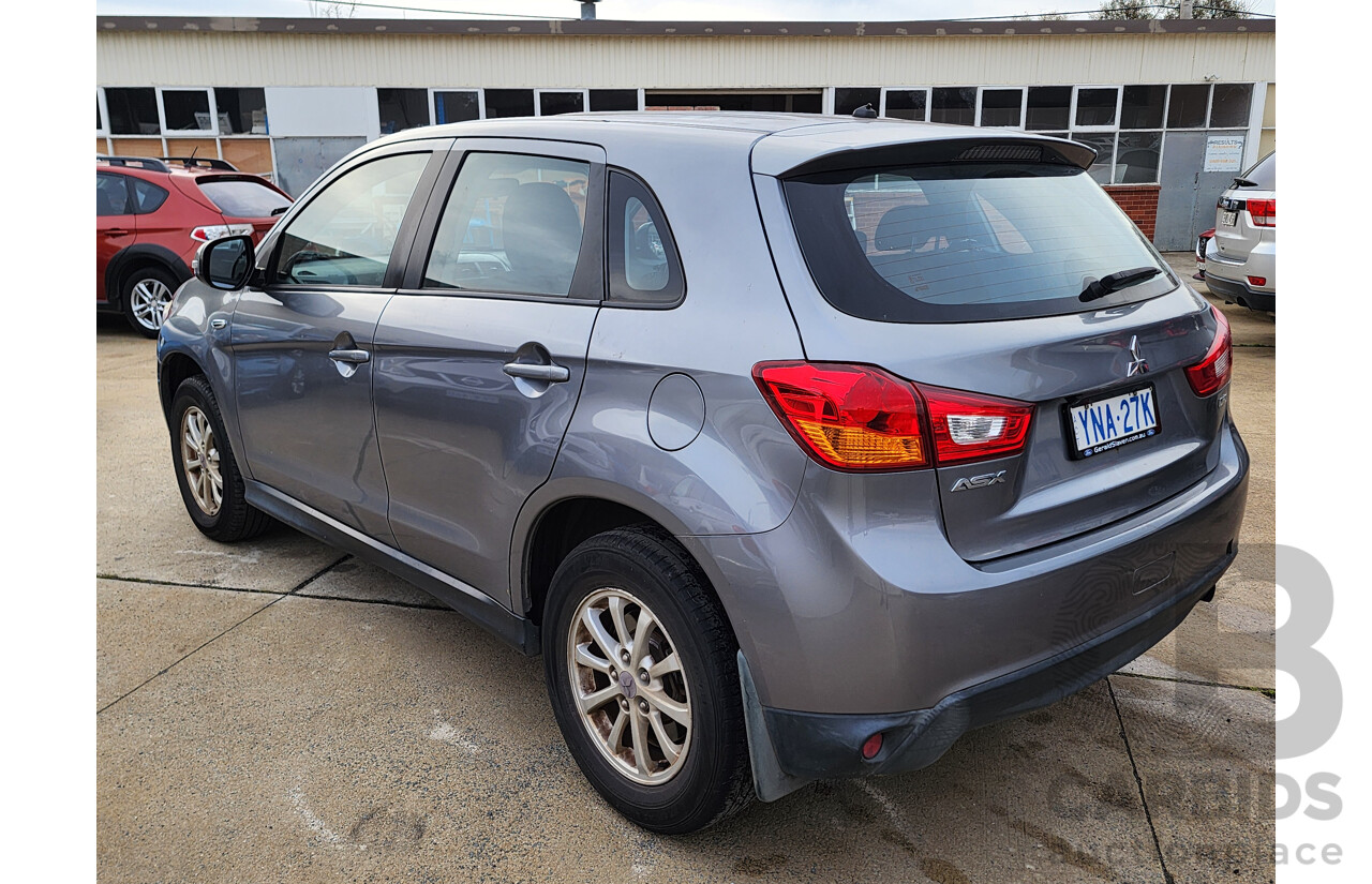 07/2013 Mitsubishi ASX (4wd) XB MY13 4d Wagon Grey 2.3L