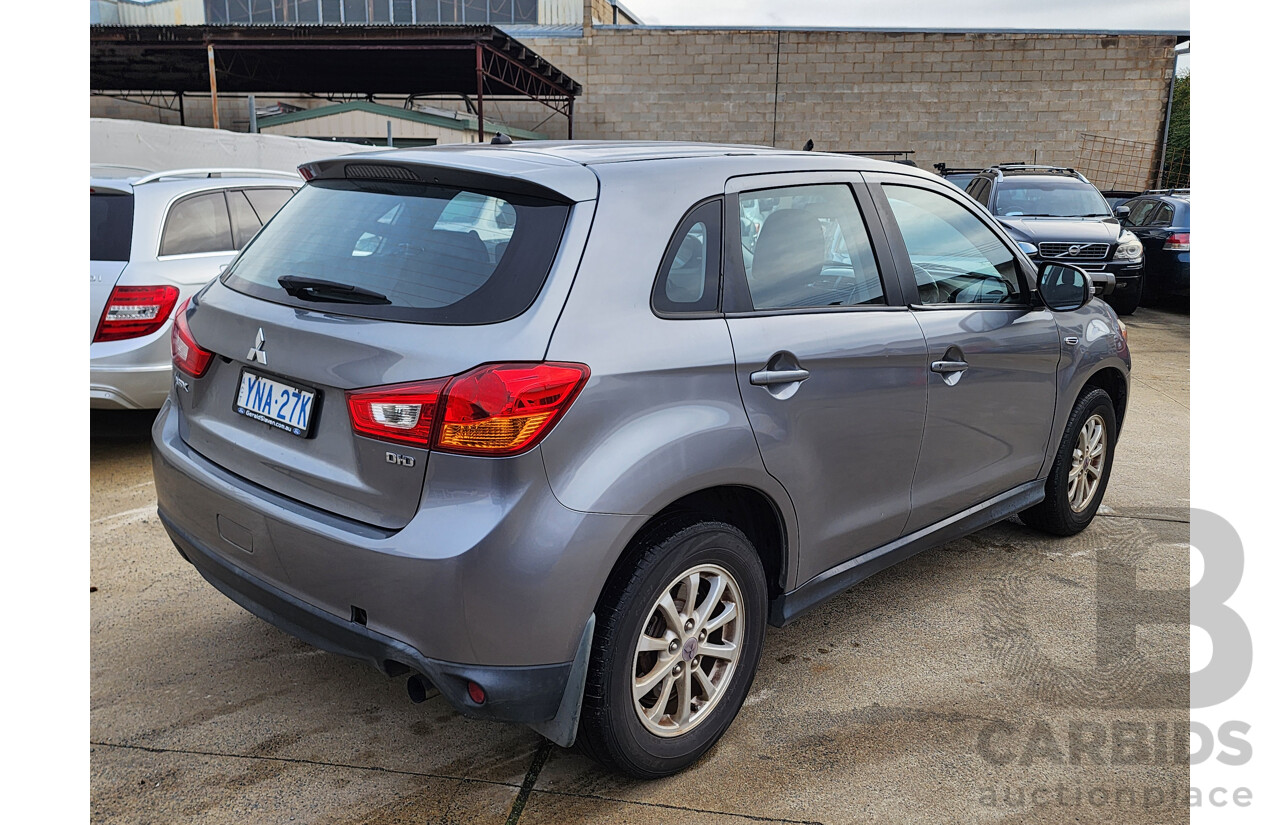 07/2013 Mitsubishi ASX (4wd) XB MY13 4d Wagon Grey 2.3L