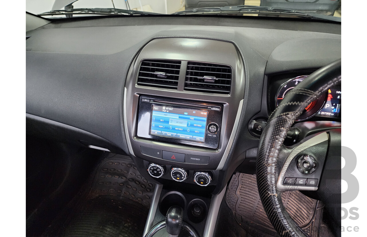 07/2013 Mitsubishi ASX (4wd) XB MY13 4d Wagon Grey 2.3L