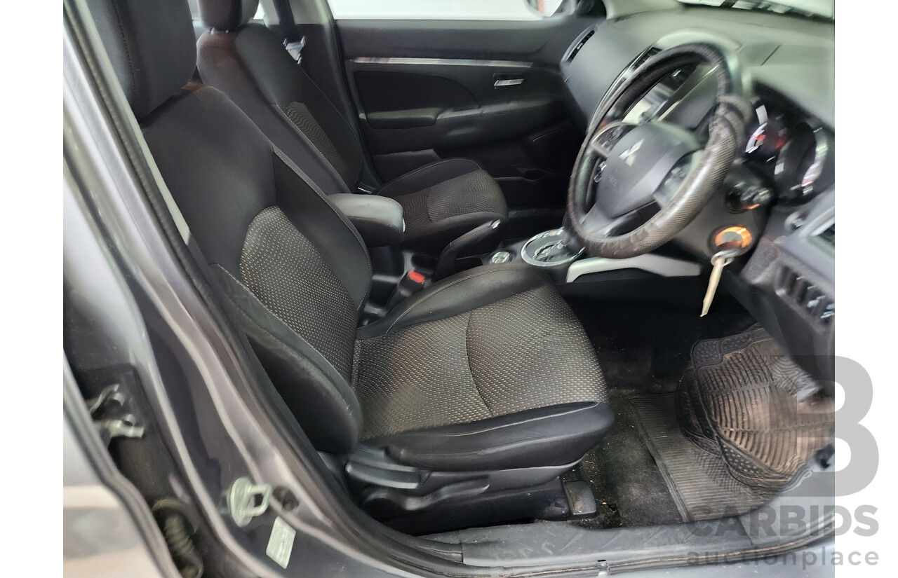 07/2013 Mitsubishi ASX (4wd) XB MY13 4d Wagon Grey 2.3L