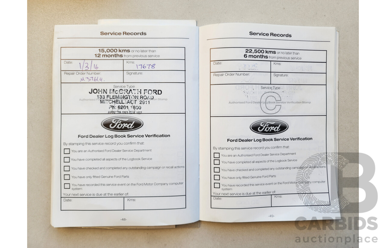 07/2015 Ford Mondeo Ambiente TDCi MD 4d Wagon White 2.0L