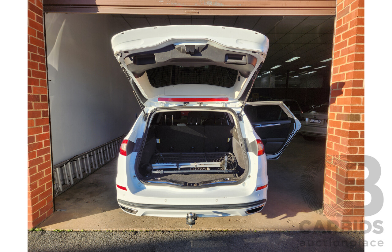 07/2015 Ford Mondeo Ambiente TDCi MD 4d Wagon White 2.0L