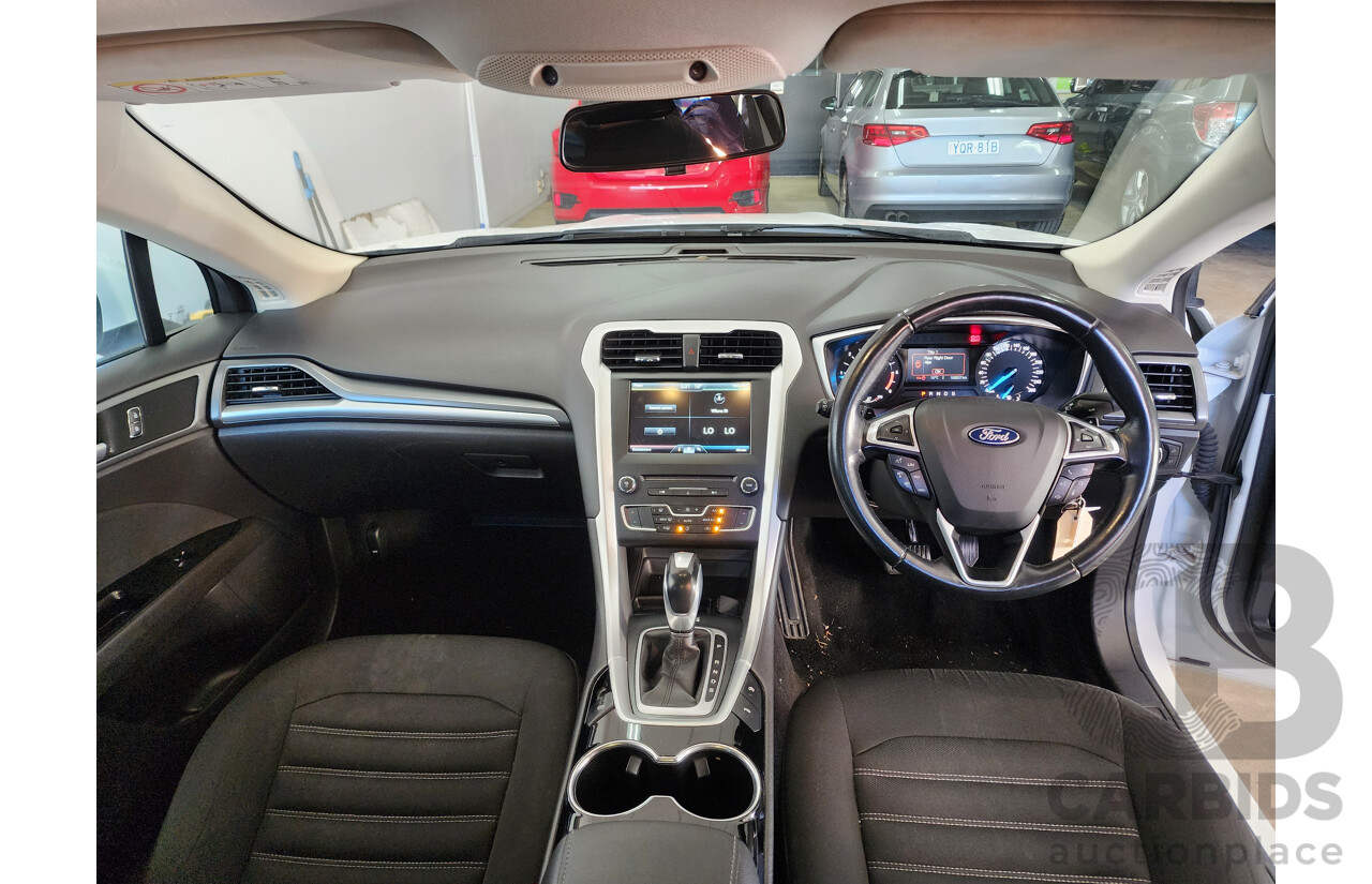 07/2015 Ford Mondeo Ambiente TDCi MD 4d Wagon White 2.0L