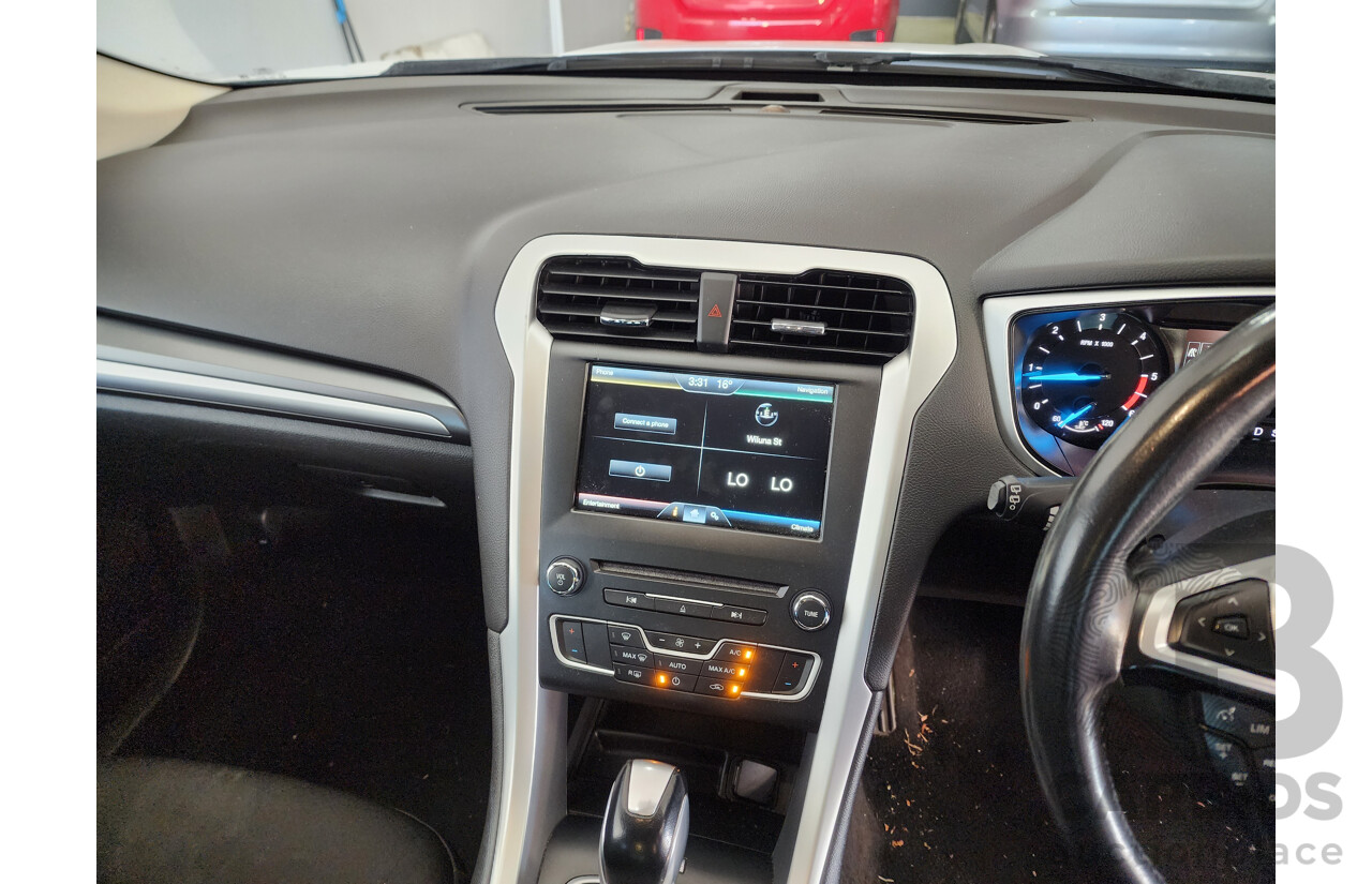 07/2015 Ford Mondeo Ambiente TDCi MD 4d Wagon White 2.0L