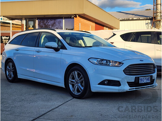07/2015 Ford Mondeo Ambiente TDCi MD 4d Wagon White 2.0L