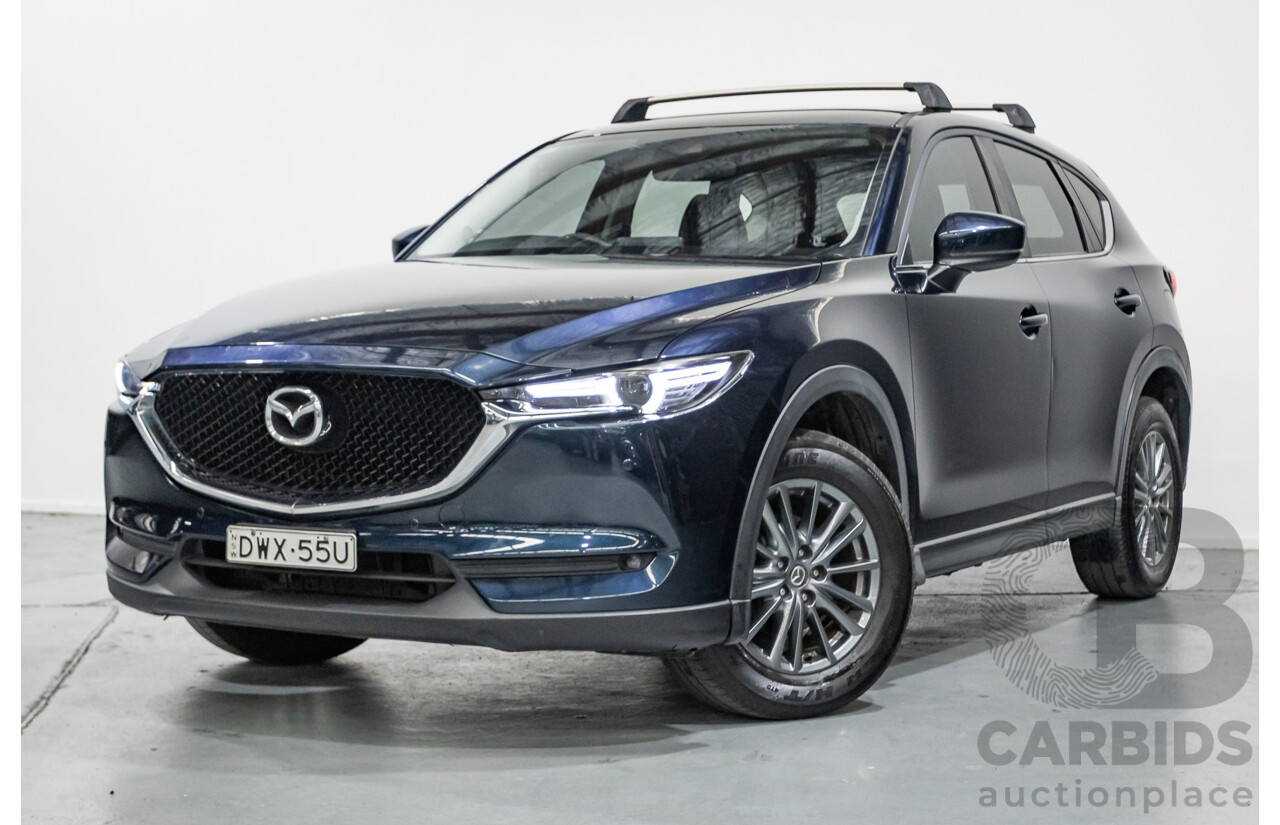 5/2018 Mazda CX-5 Touring (AWD) MY18 KF Series 2 4d Wagon Deep Crystal Blue 2.5L