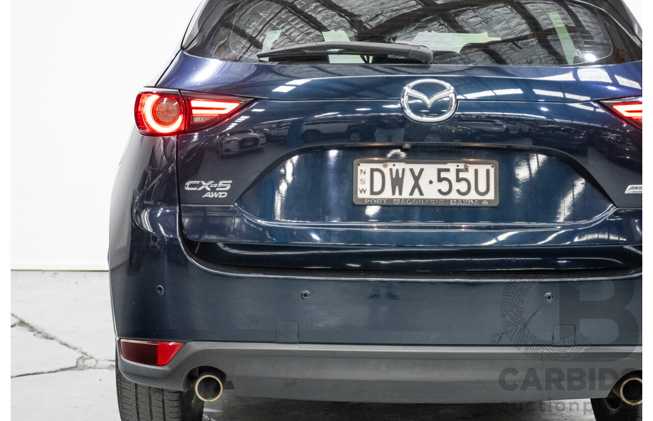 5/2018 Mazda CX-5 Touring (AWD) MY18 KF Series 2 4d Wagon Deep Crystal Blue 2.5L