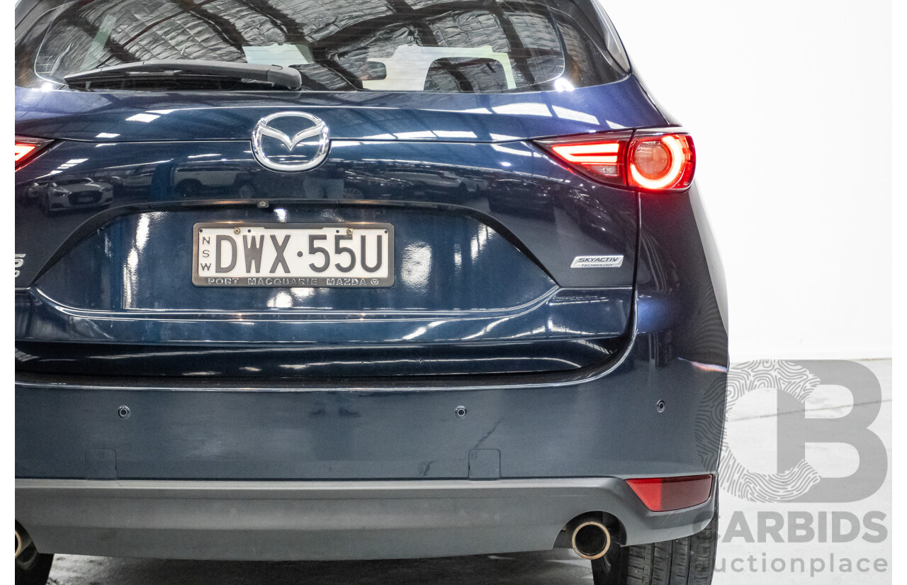 5/2018 Mazda CX-5 Touring (AWD) MY18 KF Series 2 4d Wagon Deep Crystal Blue 2.5L