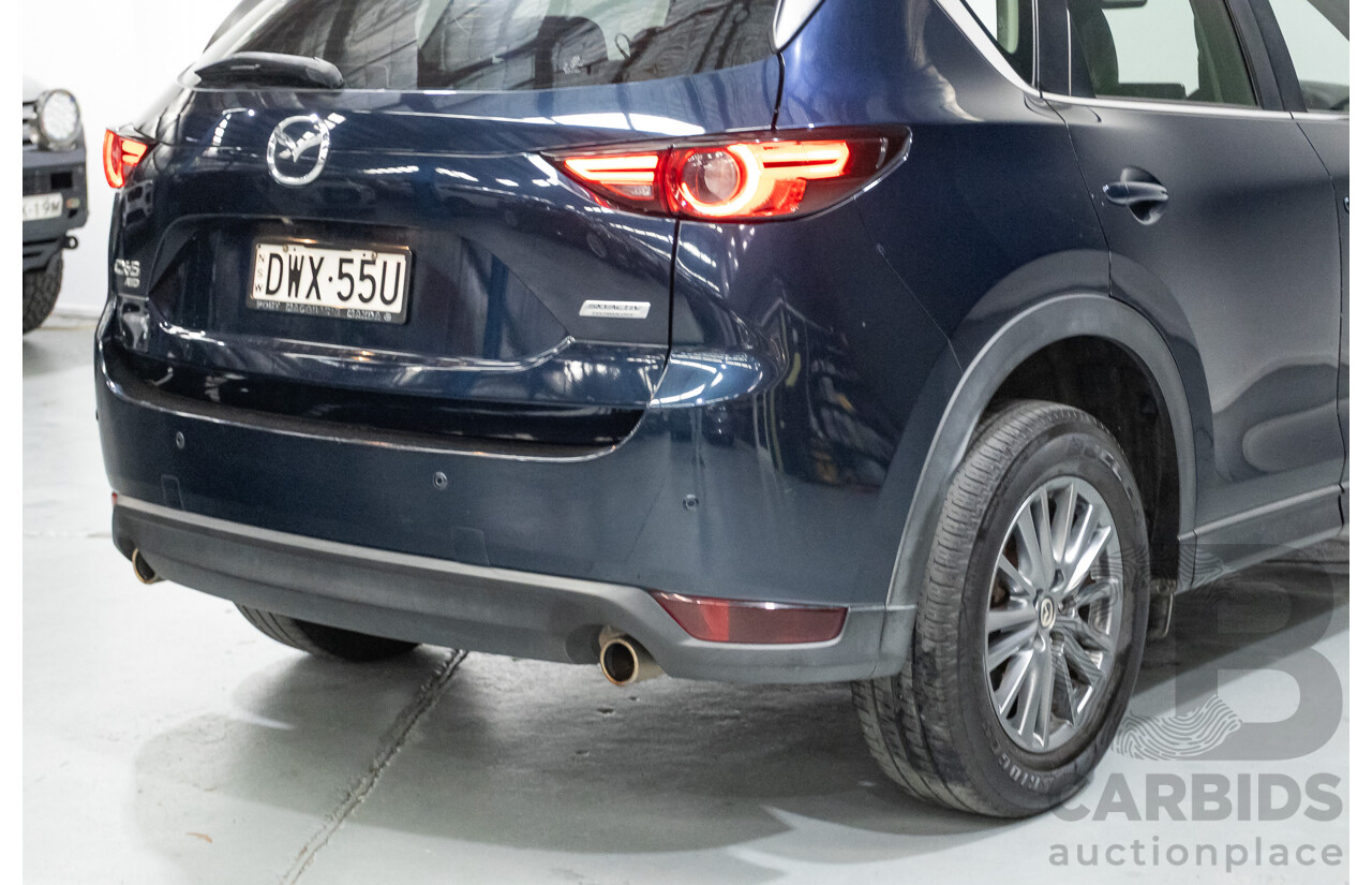 5/2018 Mazda CX-5 Touring (AWD) MY18 KF Series 2 4d Wagon Deep Crystal Blue 2.5L