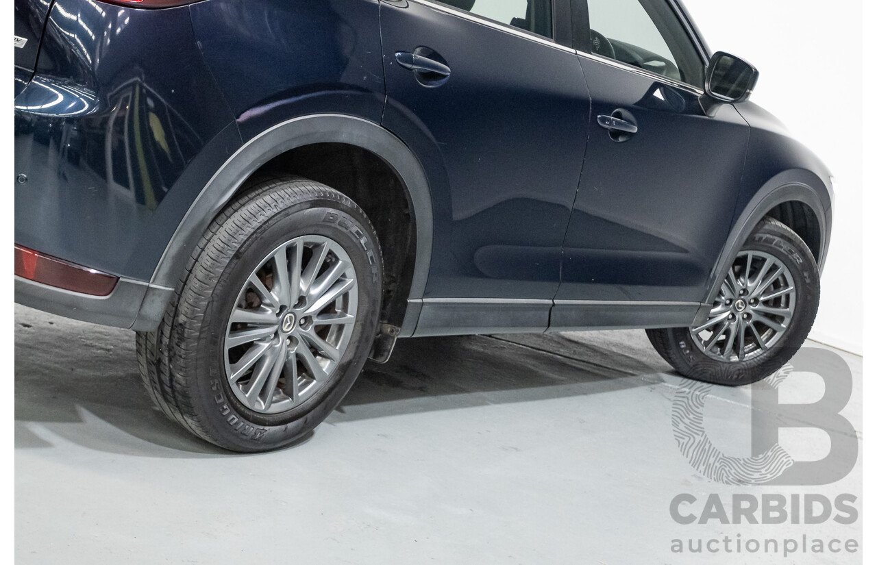 5/2018 Mazda CX-5 Touring (AWD) MY18 KF Series 2 4d Wagon Deep Crystal Blue 2.5L