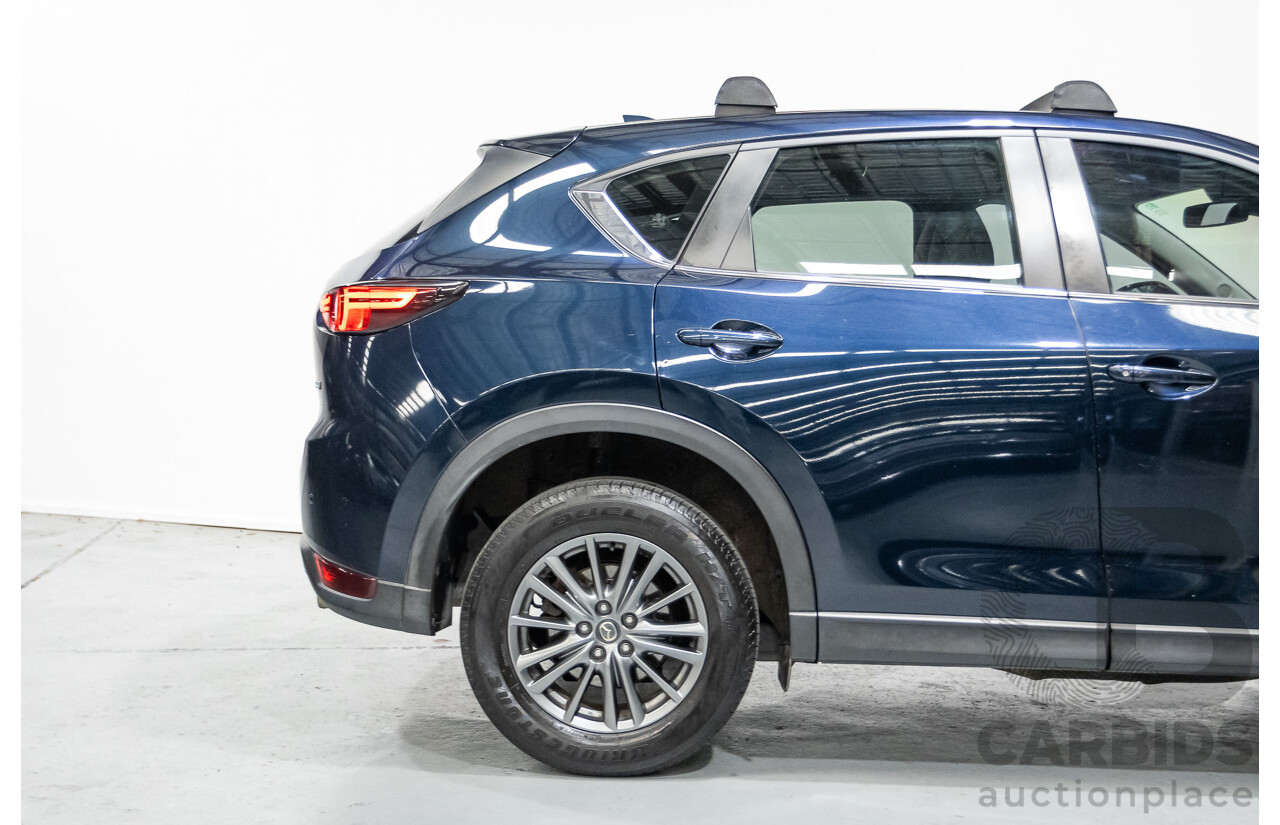 5/2018 Mazda CX-5 Touring (AWD) MY18 KF Series 2 4d Wagon Deep Crystal Blue 2.5L