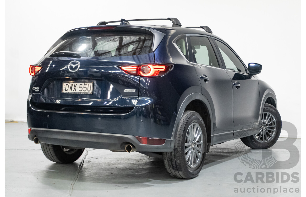5/2018 Mazda CX-5 Touring (AWD) MY18 KF Series 2 4d Wagon Deep Crystal Blue 2.5L