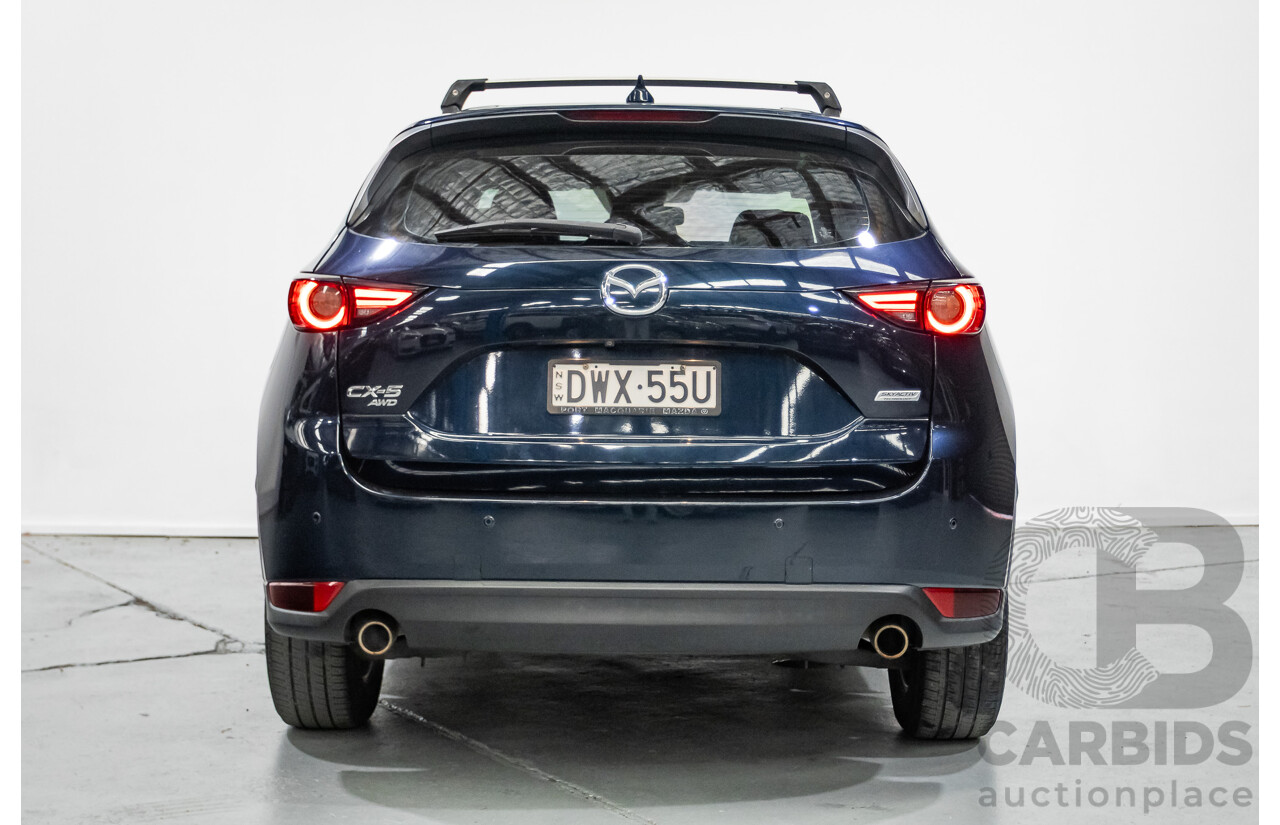 5/2018 Mazda CX-5 Touring (AWD) MY18 KF Series 2 4d Wagon Deep Crystal Blue 2.5L