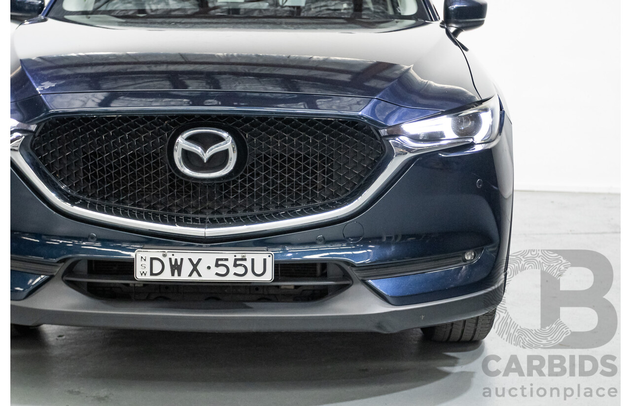 5/2018 Mazda CX-5 Touring (AWD) MY18 KF Series 2 4d Wagon Deep Crystal Blue 2.5L