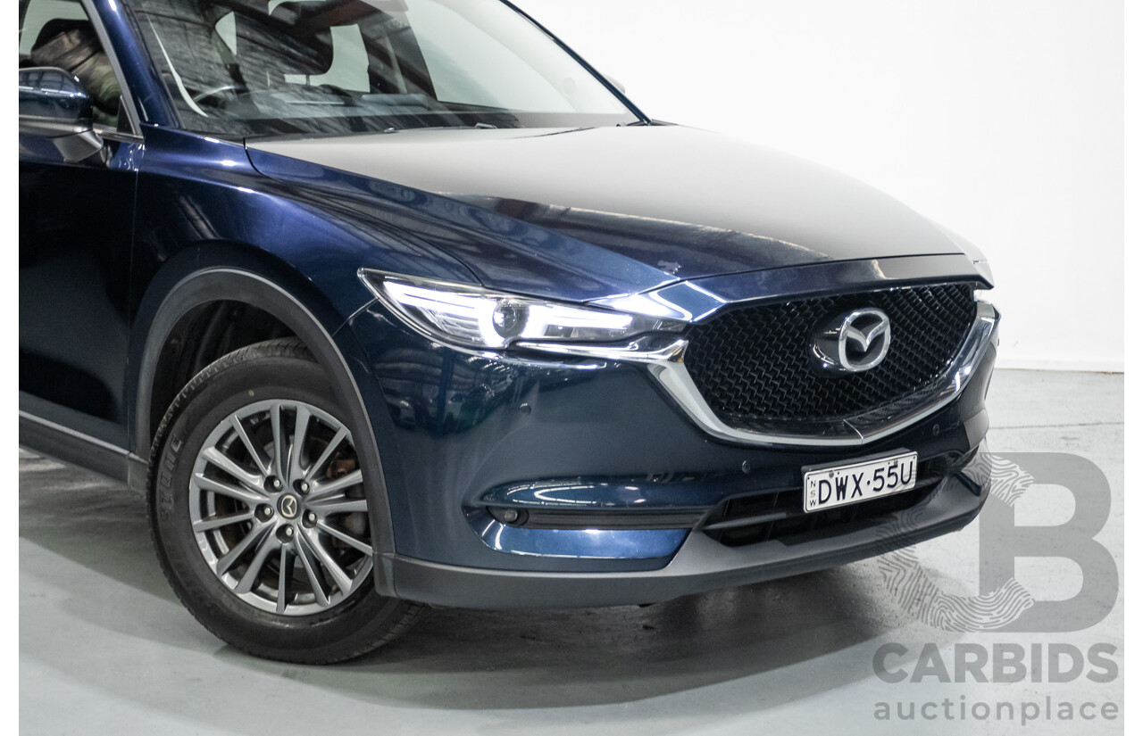 5/2018 Mazda CX-5 Touring (AWD) MY18 KF Series 2 4d Wagon Deep Crystal Blue 2.5L