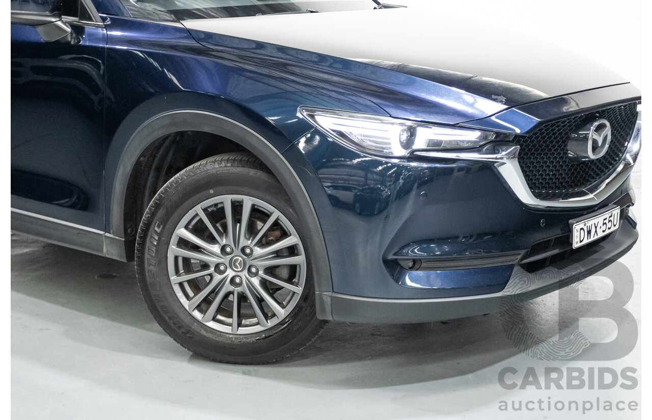 5/2018 Mazda CX-5 Touring (AWD) MY18 KF Series 2 4d Wagon Deep Crystal Blue 2.5L