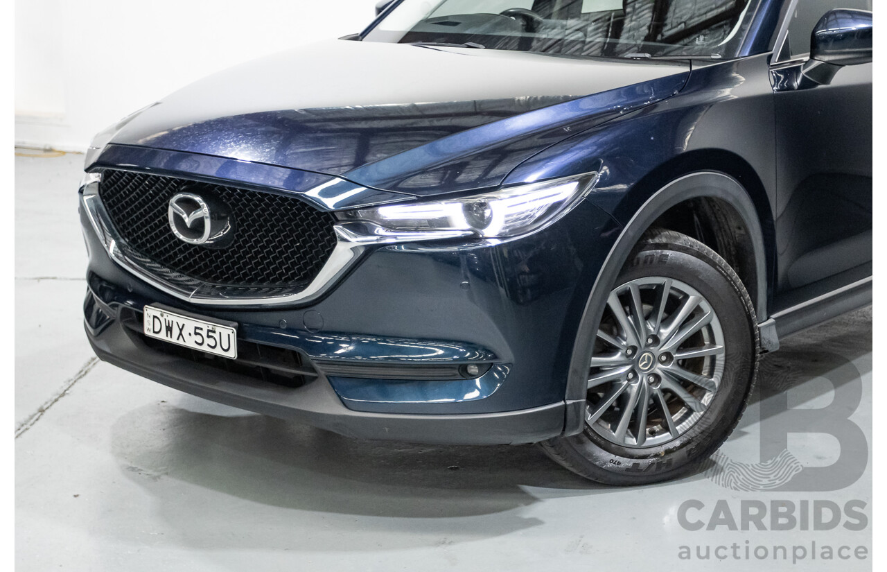 5/2018 Mazda CX-5 Touring (AWD) MY18 KF Series 2 4d Wagon Deep Crystal Blue 2.5L