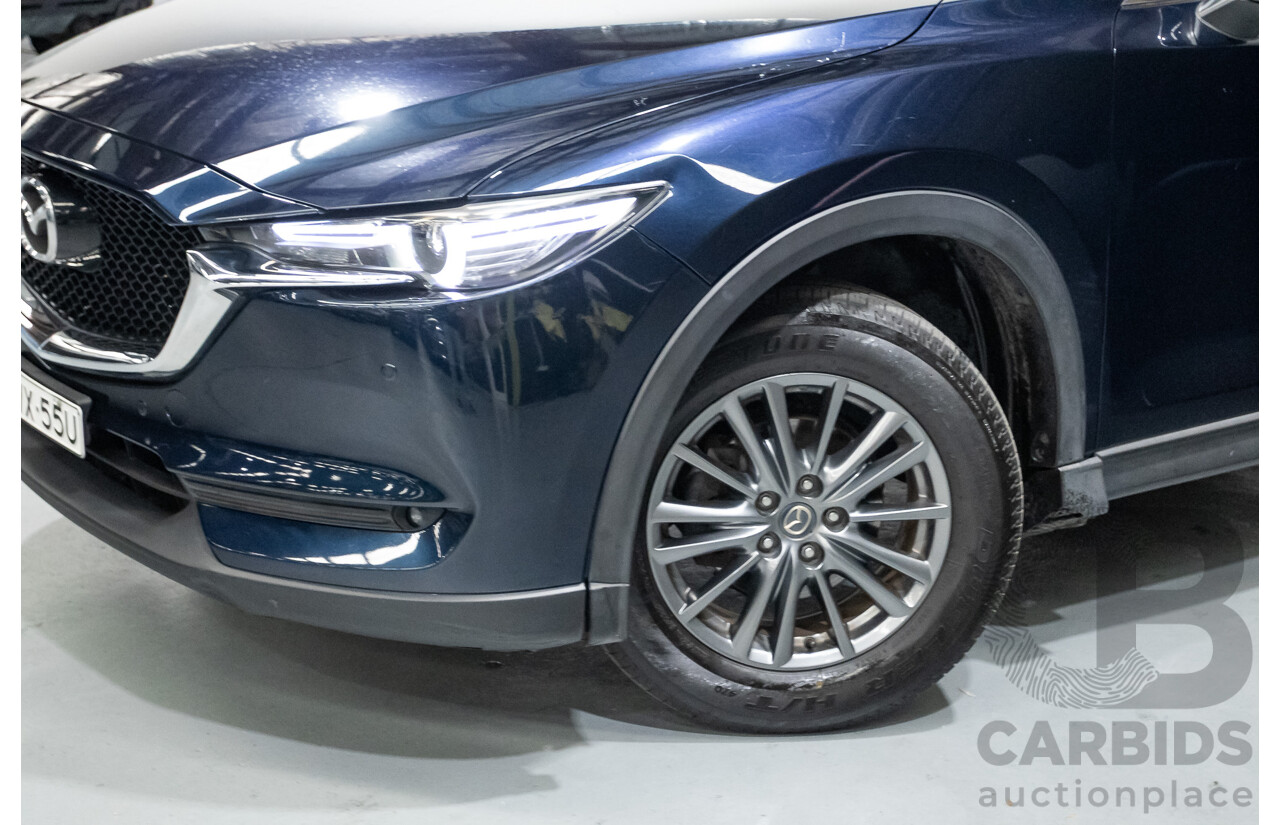5/2018 Mazda CX-5 Touring (AWD) MY18 KF Series 2 4d Wagon Deep Crystal Blue 2.5L