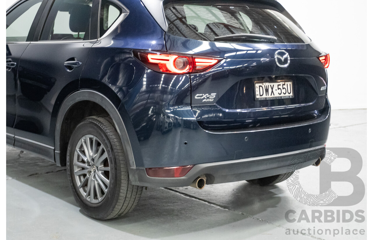 5/2018 Mazda CX-5 Touring (AWD) MY18 KF Series 2 4d Wagon Deep Crystal Blue 2.5L