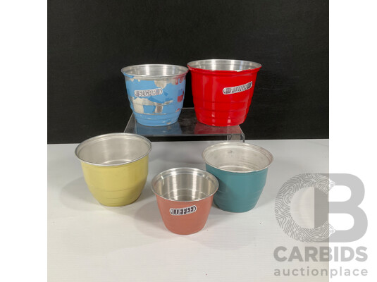 Retro Plastics and Flour Tins