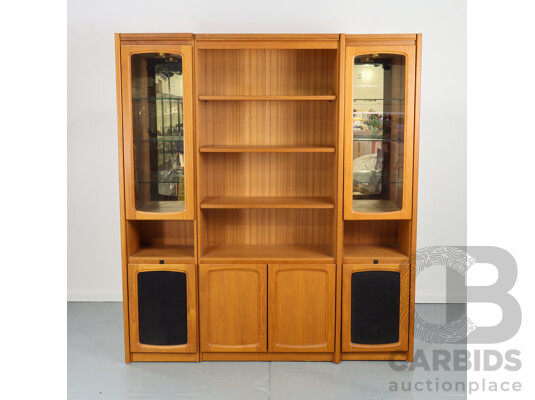Vintage Chiswell Three Piece Wall Unit
