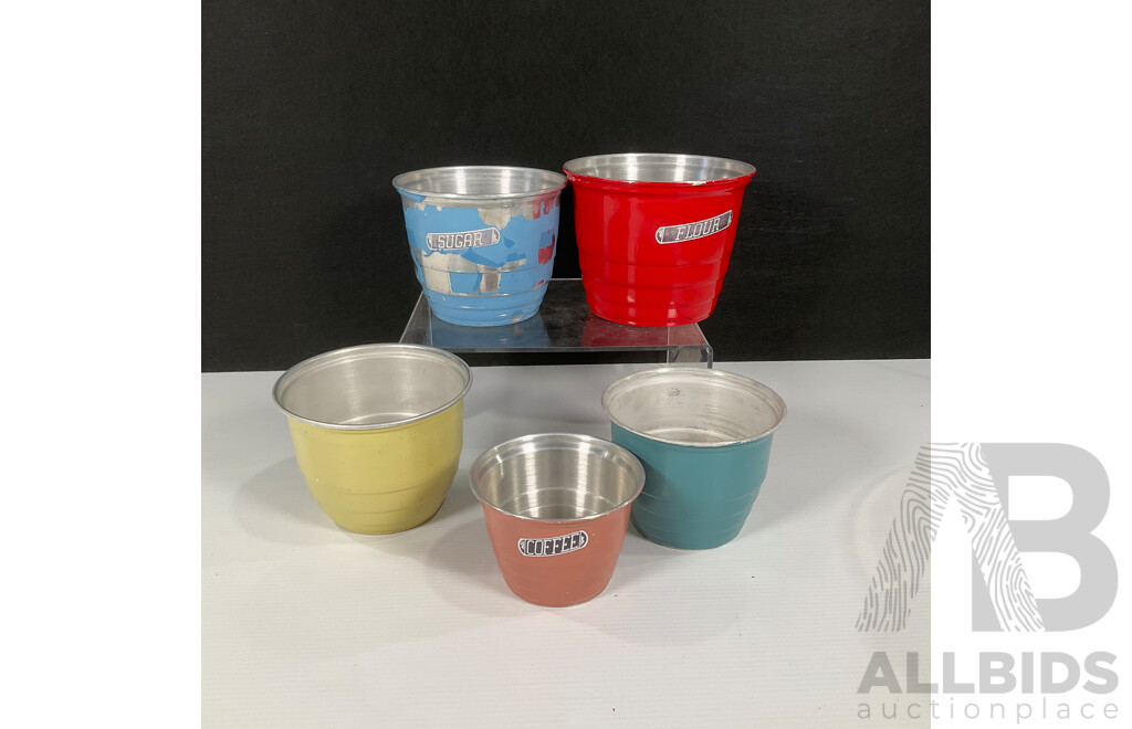 Retro Plastics and Flour Tins