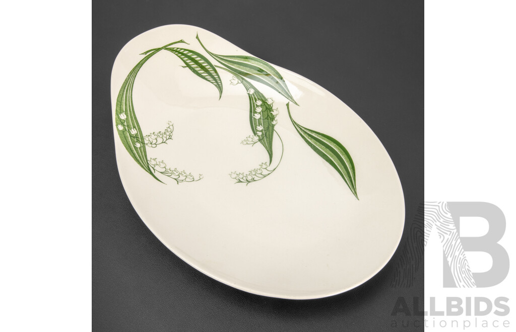 Large Ceramic Clarice Cliff 'Lily of the Valley' Royal Staffordshire Ceramic Platter